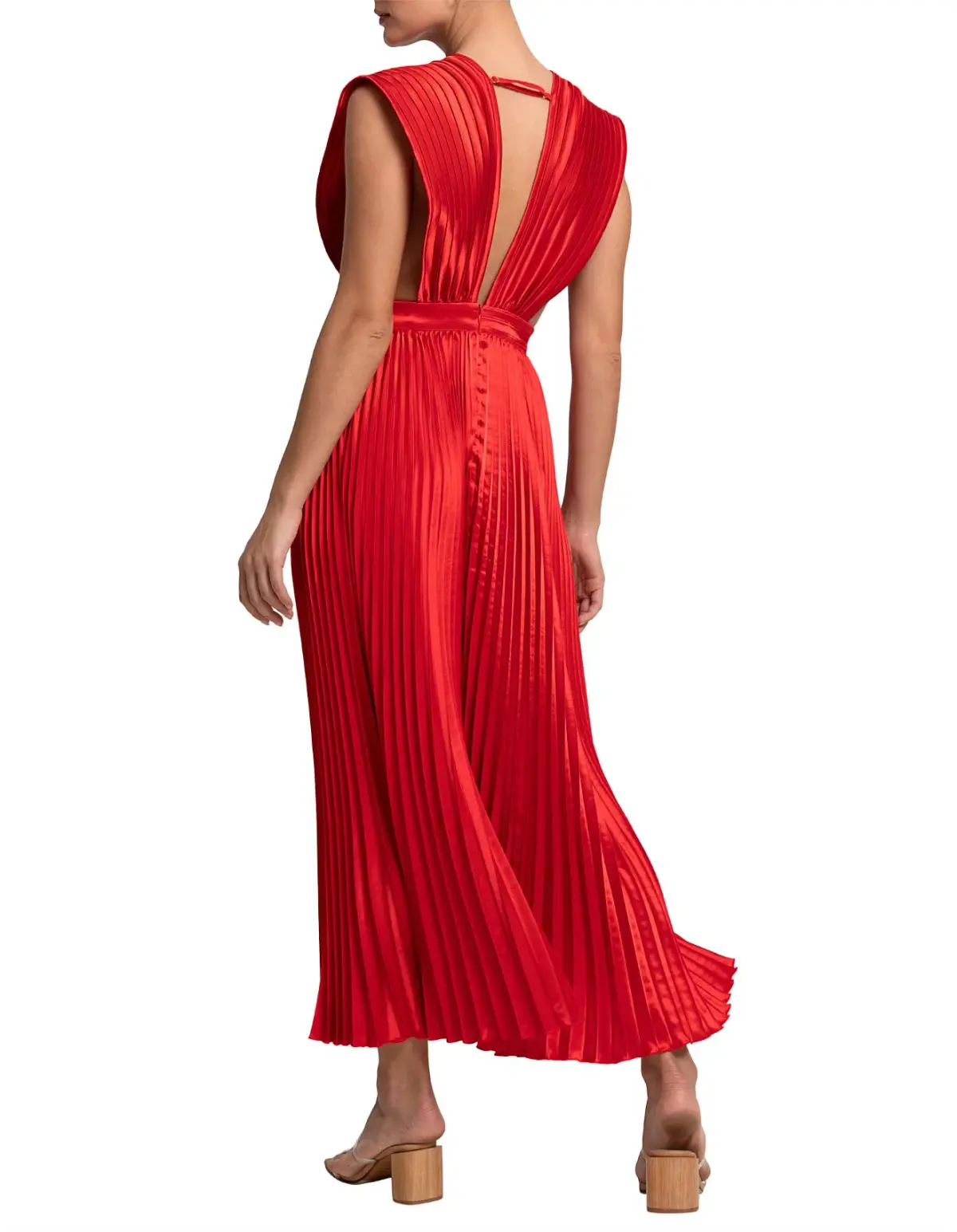 L'Idee Gala Gown Red Size 8 - Image 3