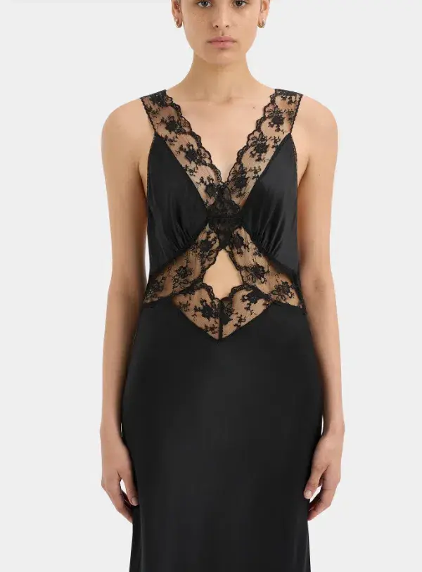 Sir the Label Aries Cut Out Gown Black Size 0 / 6 - Image 3