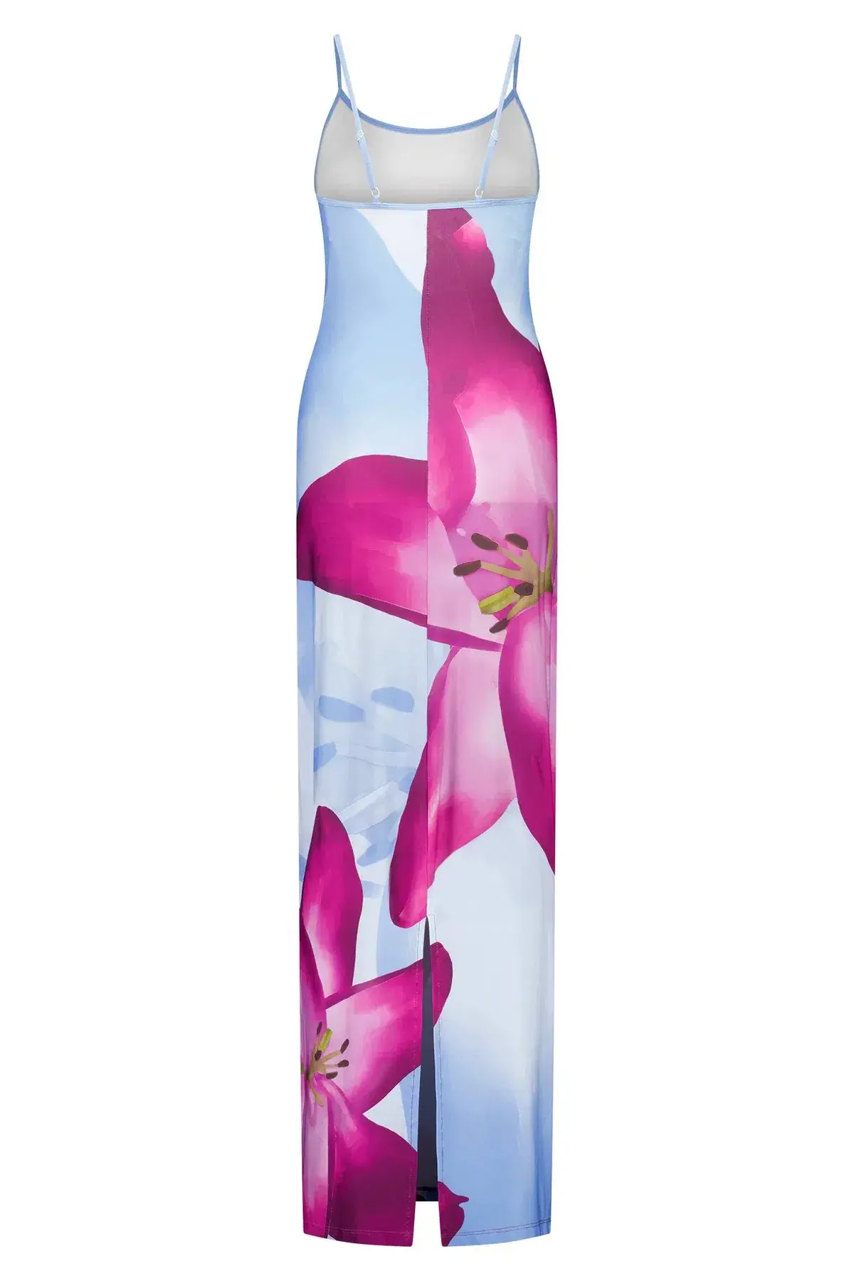 With Harper Lu Slip Dress Sky Lily Floral  Size 8 - Image 6