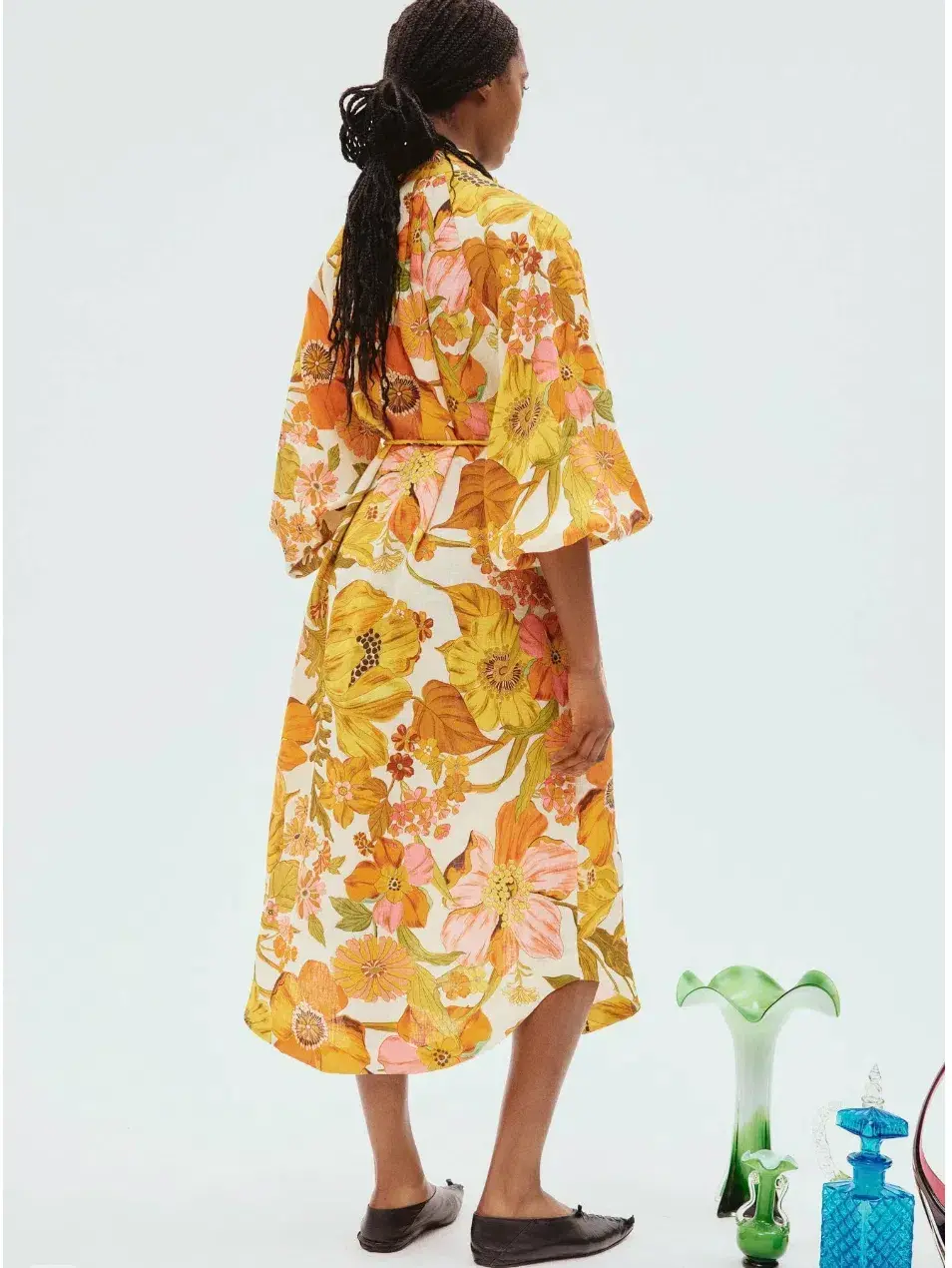 Alemais Silas Shirtdress Floral Size 14 - Image 4