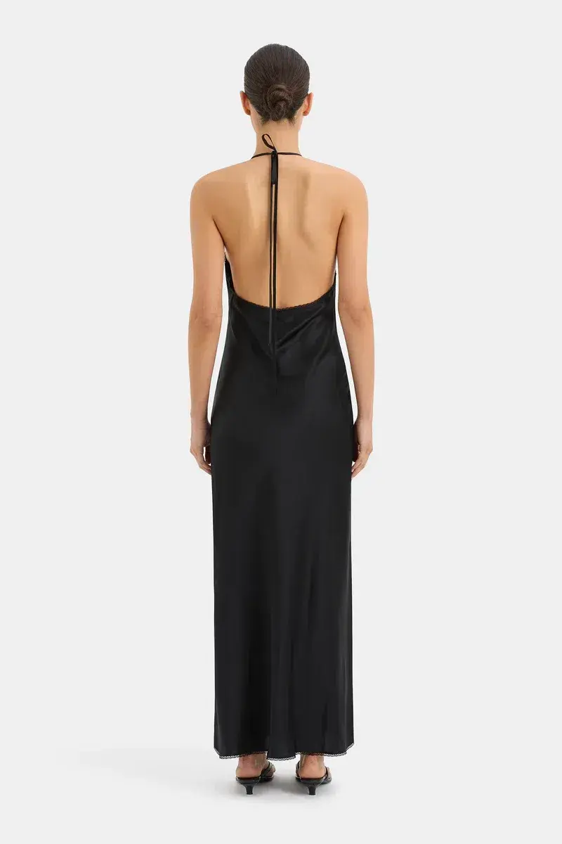 Sir the Label Aries Halter Gown Black Size 1 / AU 8 - Image 3