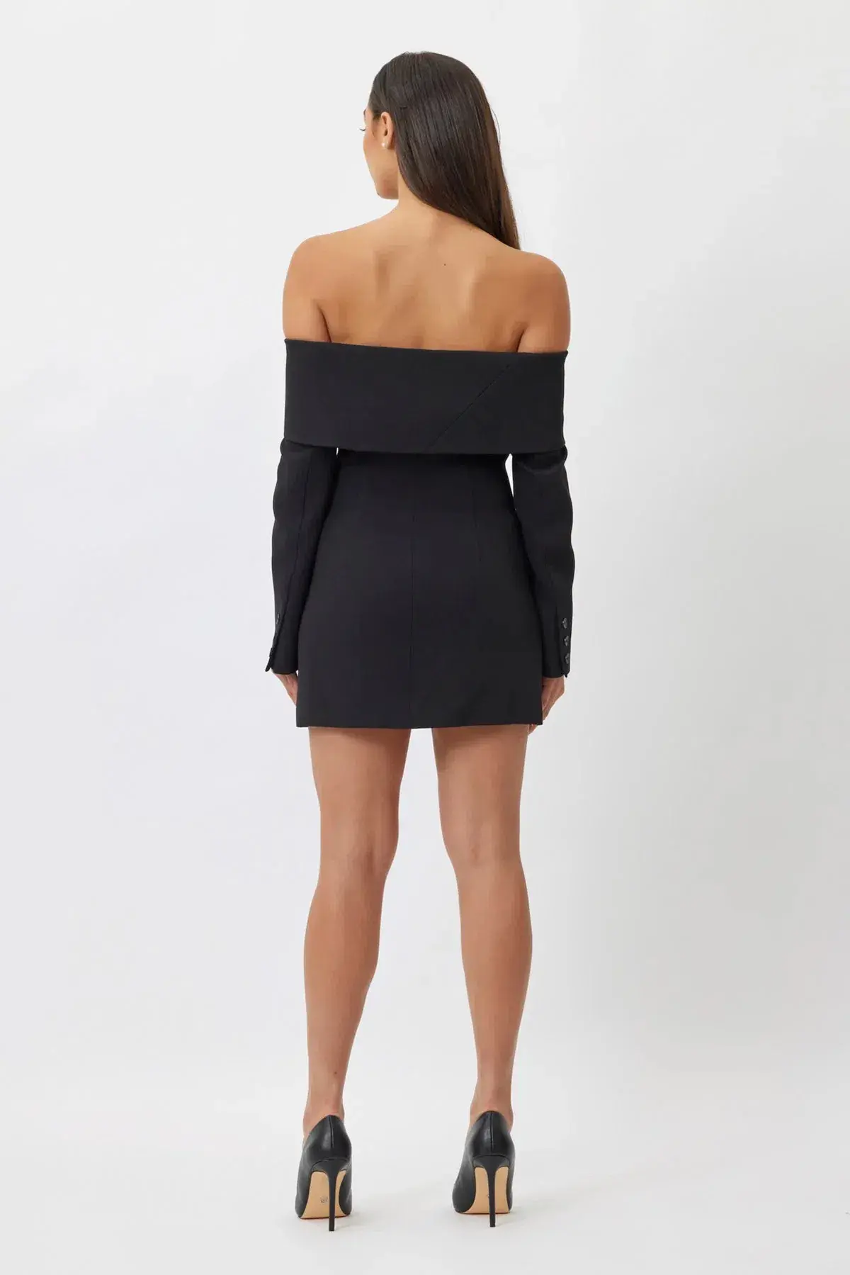 Bianca and Bridgett Chloe Blazer Dress Black Size 8 - Image 3