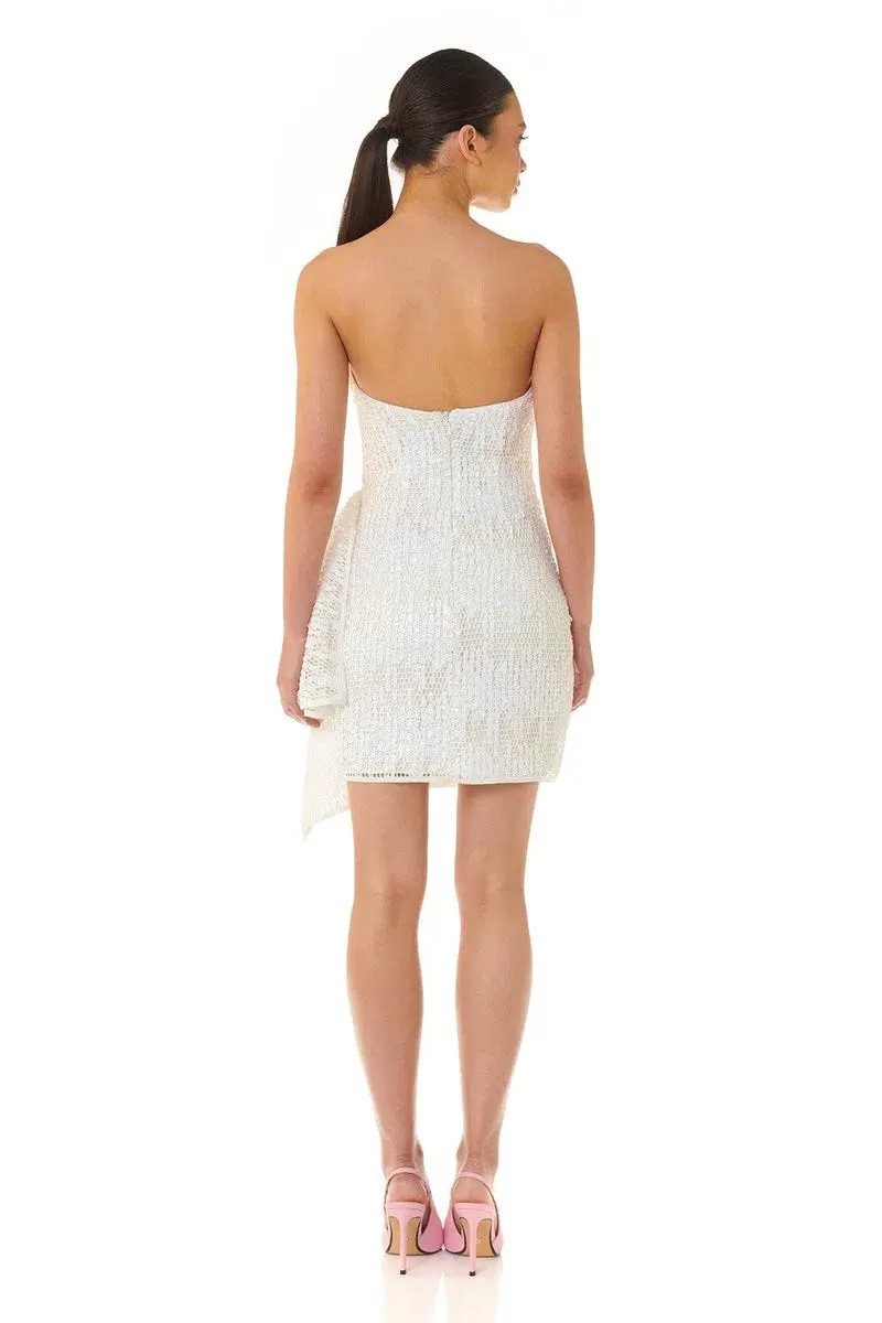 Eliya the Label Liana Mini Dress White Size 10 - Image 3