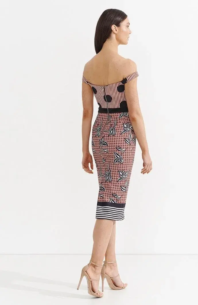 Asilio Royally Matched Dress Print Size 6 - Image 3