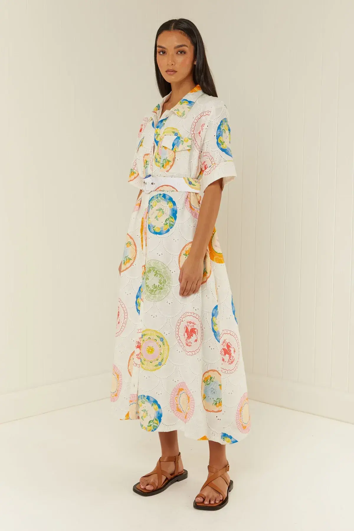 Palm Noosa Souvenir Midi Dress Print AU12 - Image 2