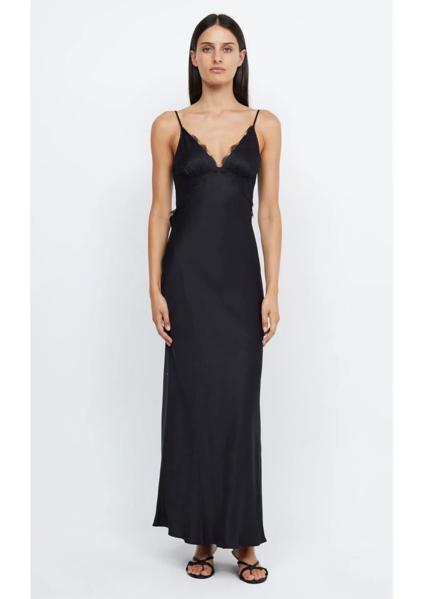 Bec & Bridge Emery Lace Maxi Dress Black/Black Size 8 - Image 1