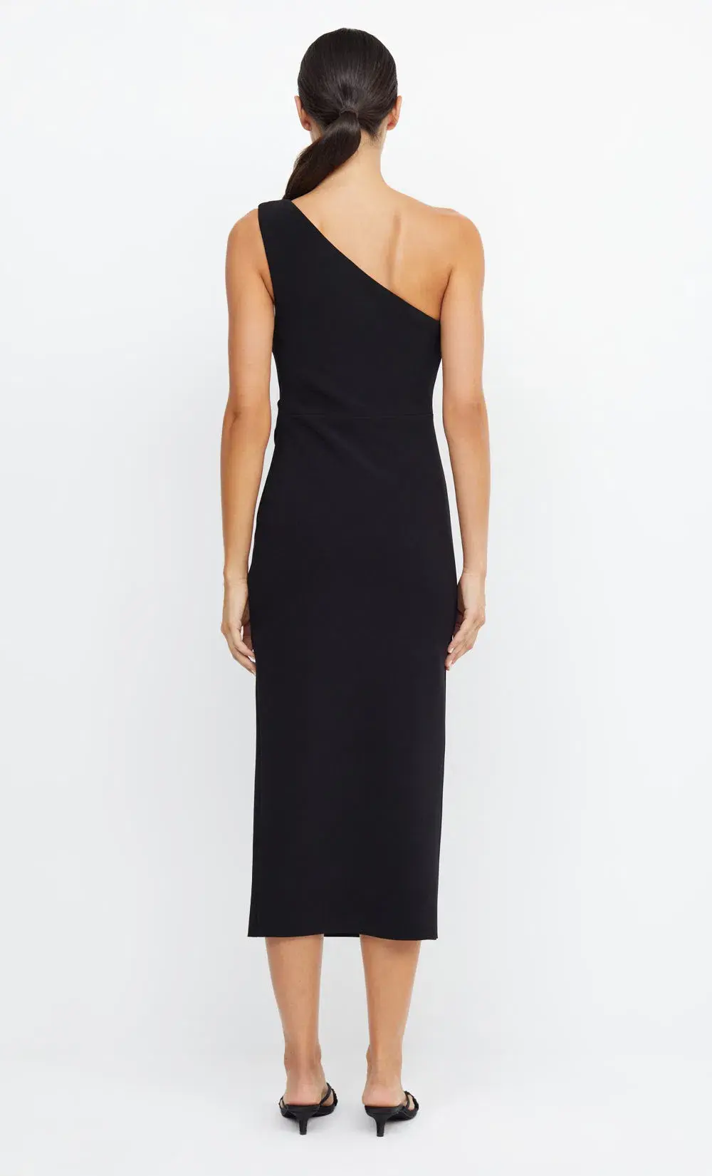 Bec & Bridge Be Mine Asym Midi Dress in Black  - Image 3