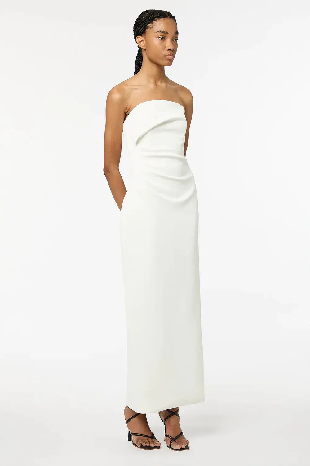 Manning Cartell Fast Forward Strapless Maxi Dress White Size 8 - Image 5