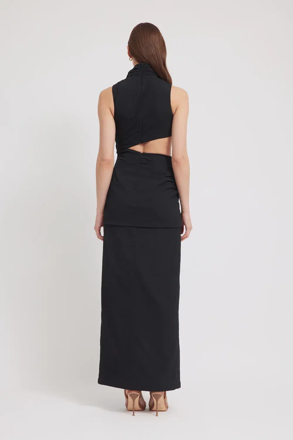 Tojha Giana Maxi Dress in Black Size 10 - Image 3