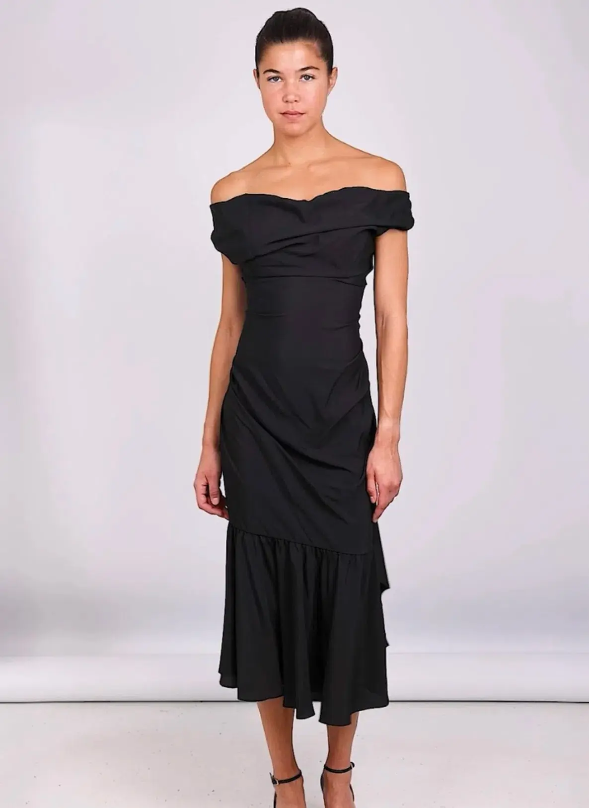 Vivienne Westwood Ginnie Frill Dress Black Size 6 - Image 2