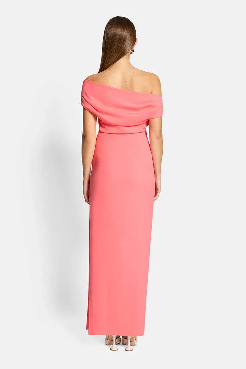 Sofia the Label Alexis Off Shoulder Gown Watermelon Size 8 - Image 2