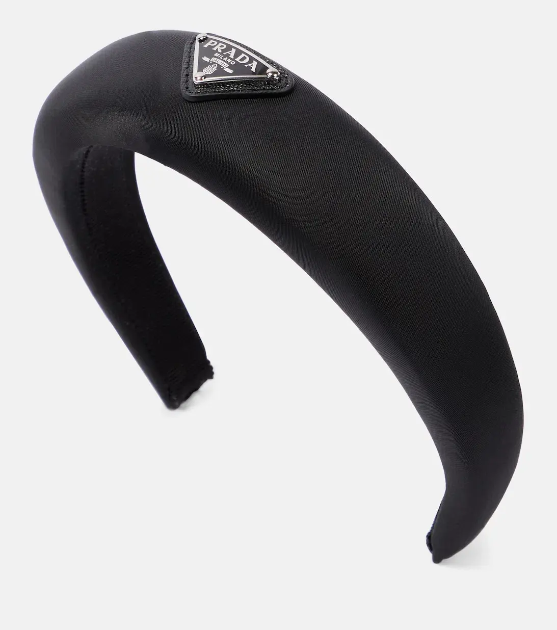 Prada Re-Nylon Headband Black 4CM - Image 2