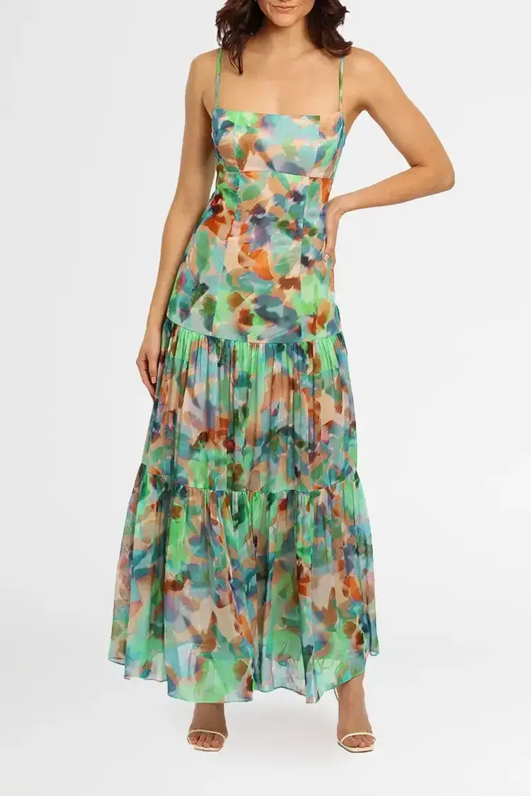 Ginger and Smart Beautiful Truth Sundress Multi Floral Size 8 - Image 2