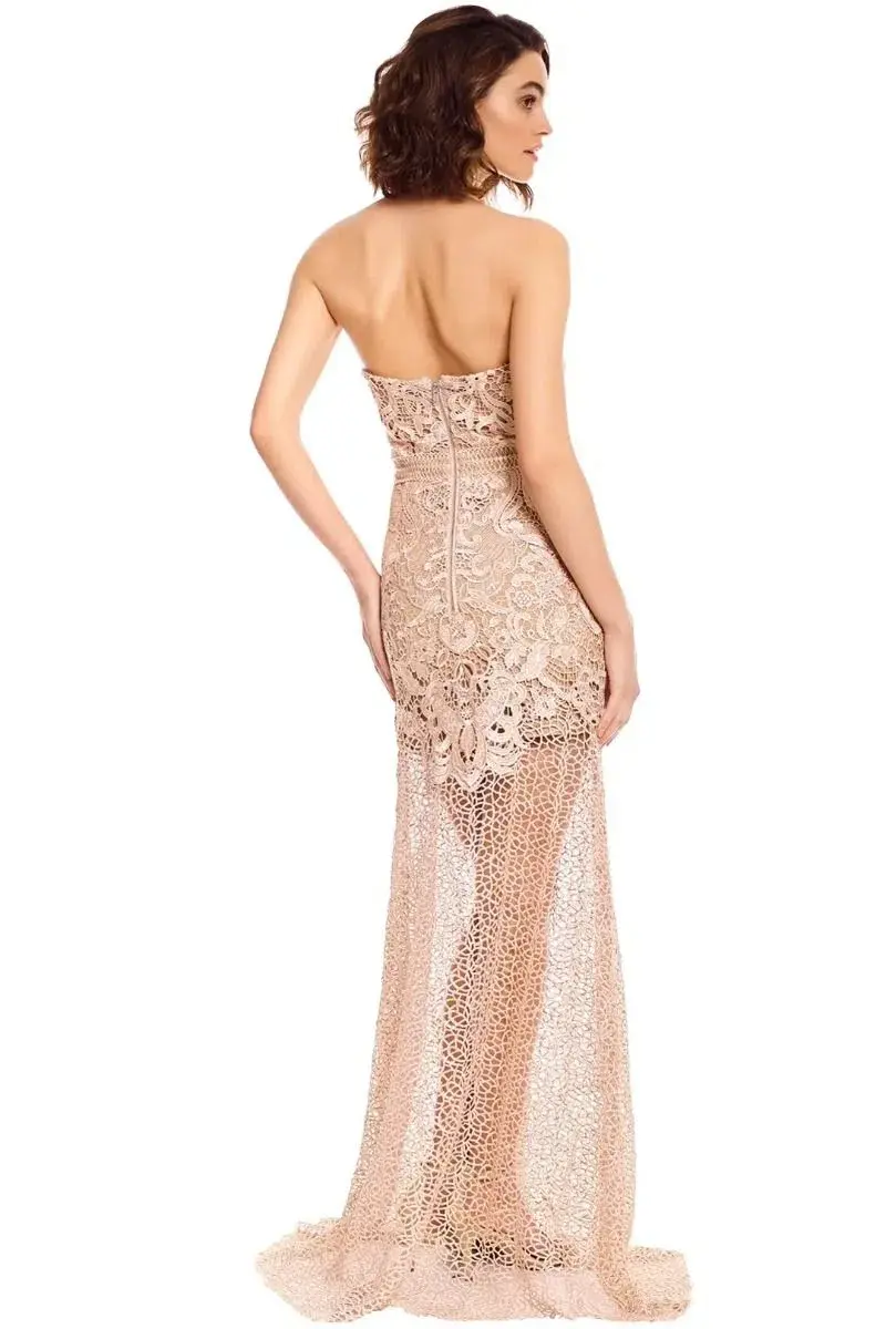 Grace and Hart Adele Gown in Blush Size 12 - Image 3