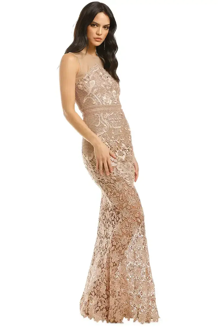 Grace and Hart Renaissance Gown in Blush Size 6 for rent on The Volte - main image