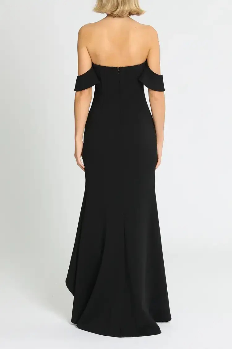 Grace and Hart Aviary Gown in Black Size 12 for rent on The Volte - main image