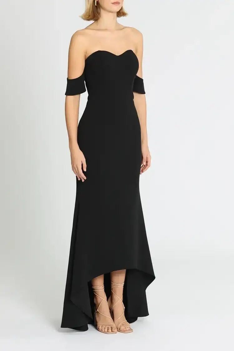 Grace and Hart Aviary Gown in Black Size 12 for rent on The Volte - main image