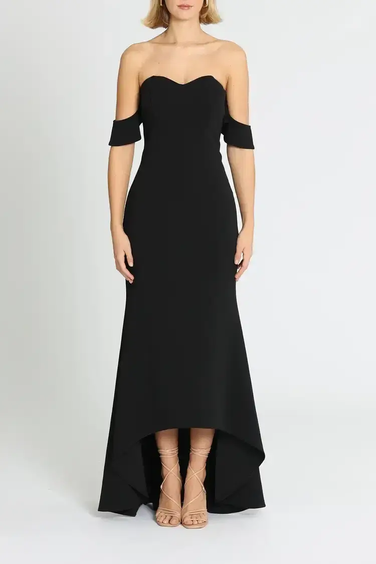 Grace and Hart Aviary Gown in Black Size 8 for rent on The Volte - main image