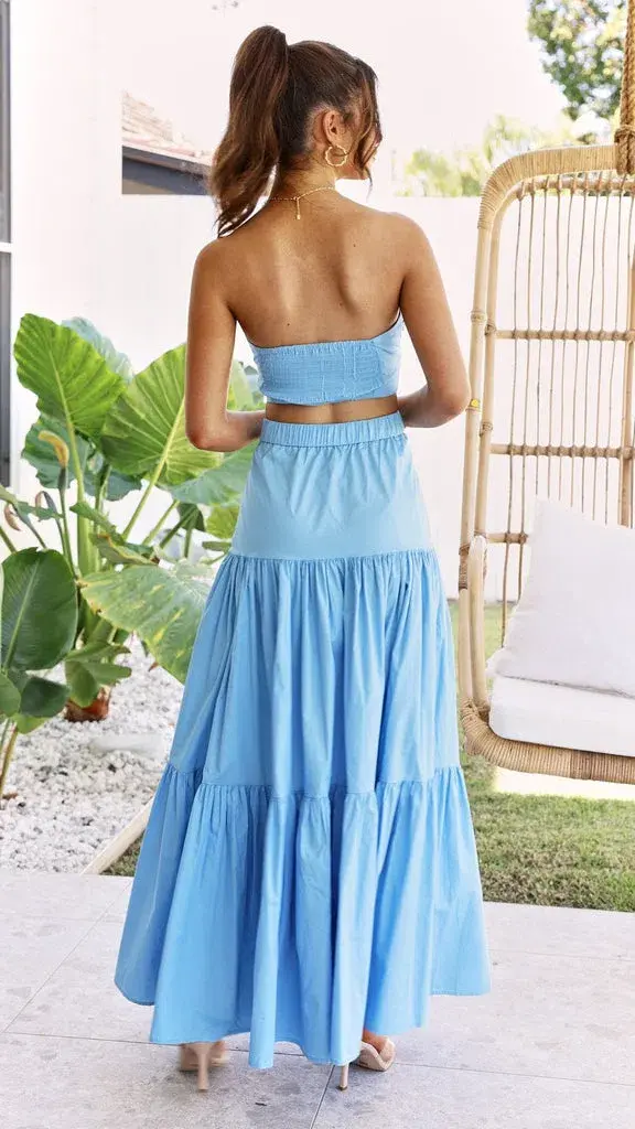 Runway the Label Ayla Set in Periwinkle Blue Size 8 - Image 3