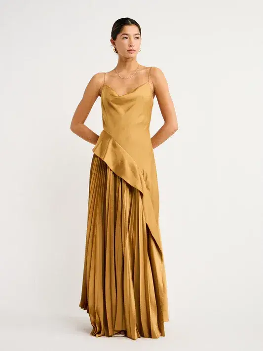 Acler Osullivan Dress Caramel Size 6 - Image 1