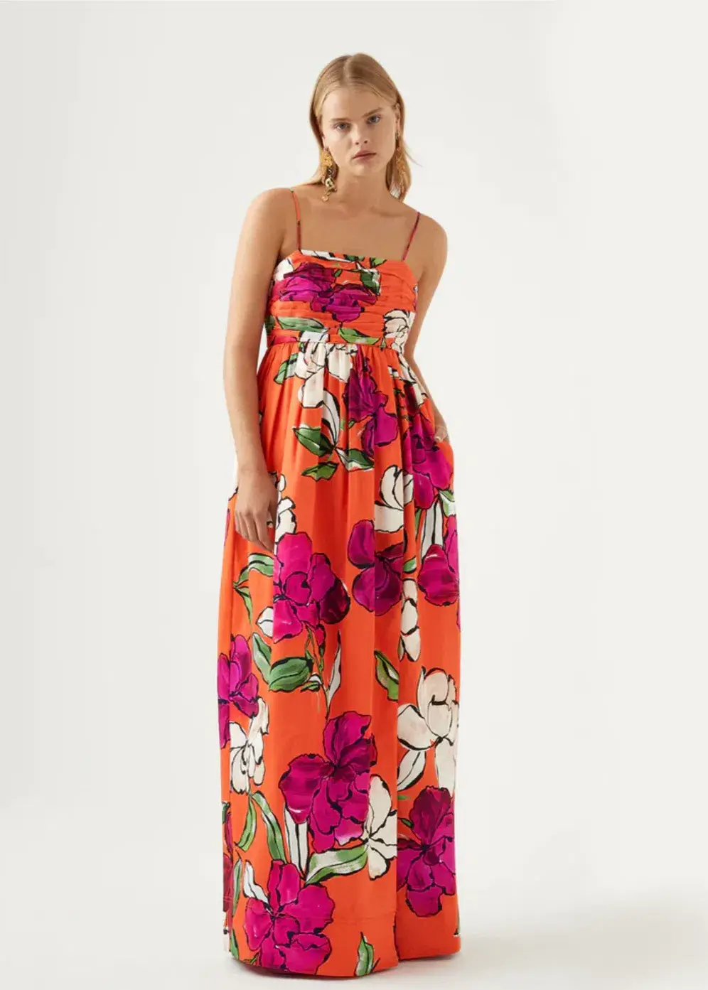 AJE Monument Tulip Maxi Dress Floral Size 8 for rent on The Volte - main image
