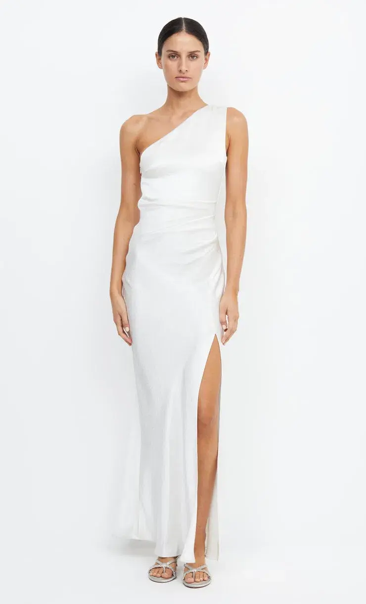 Bec & Bridge The Dreamer Asym Dress Ivory Size 10 - Image 2