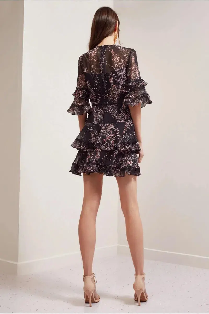 Keepsake the Label Light Up Mini Dress Floral Size 10 - Image 2