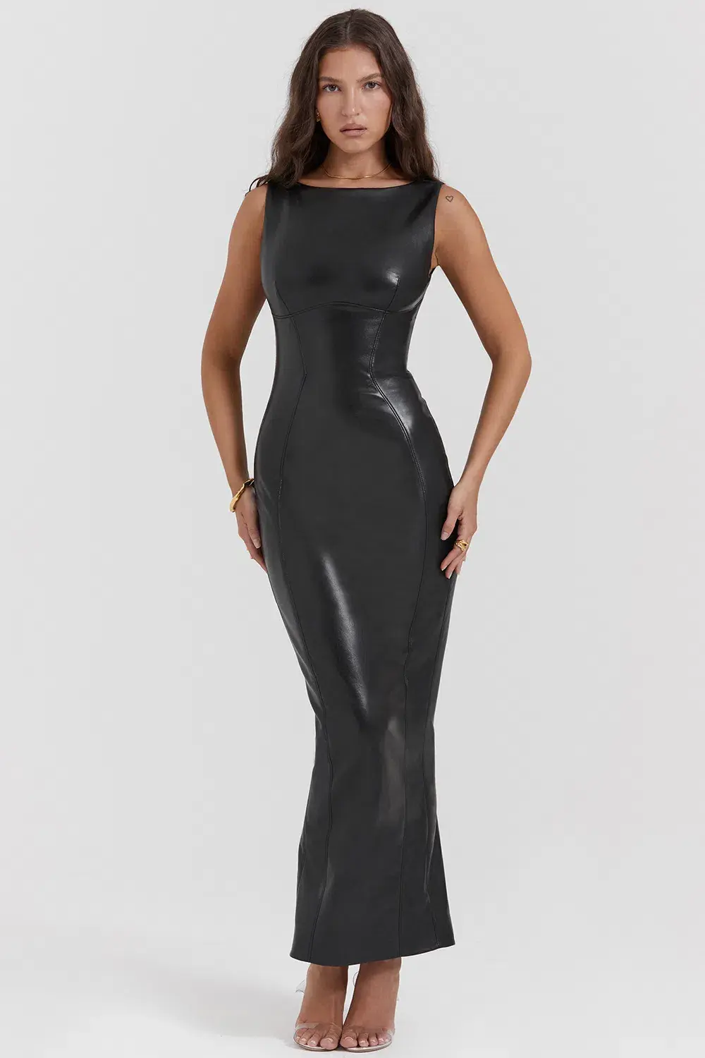 House of CB Sahara Maxi Dress Black Size S/Au 8 - Image 1
