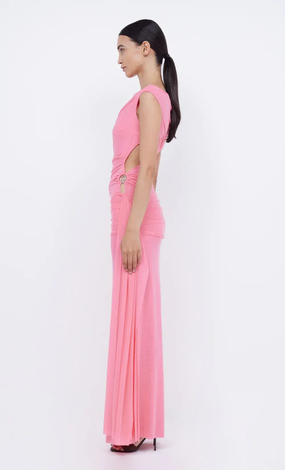Bec & Bridge Kailani Asym Dress Grapefruit Pink Size 8  - Image 5