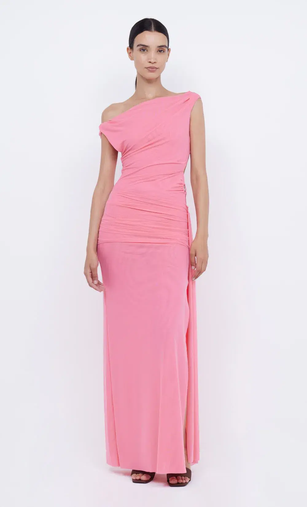 Bec & Bridge Kailani Asym Dress Grapefruit Pink Size 8  - Image 2