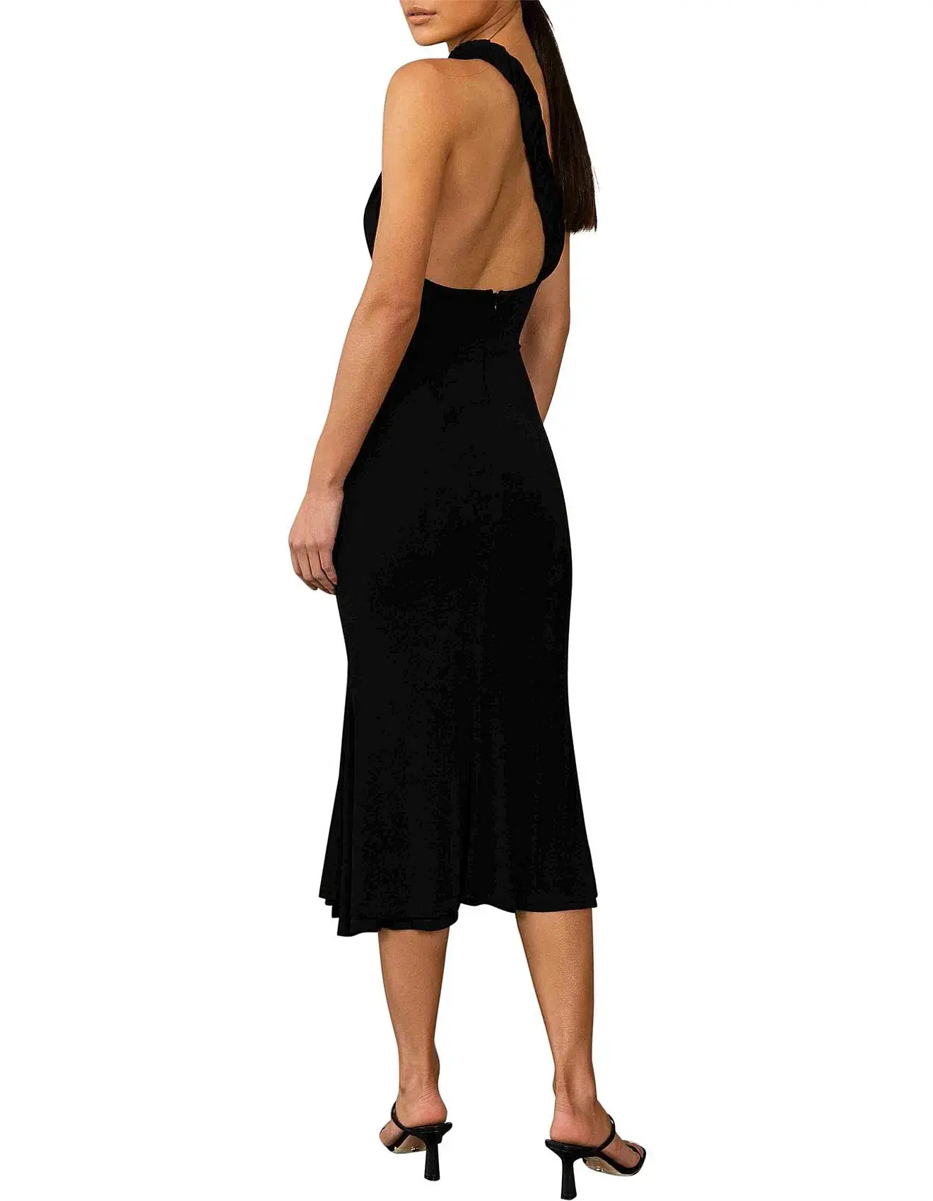 Misha Dune Dress Black Size 6 - Image 3