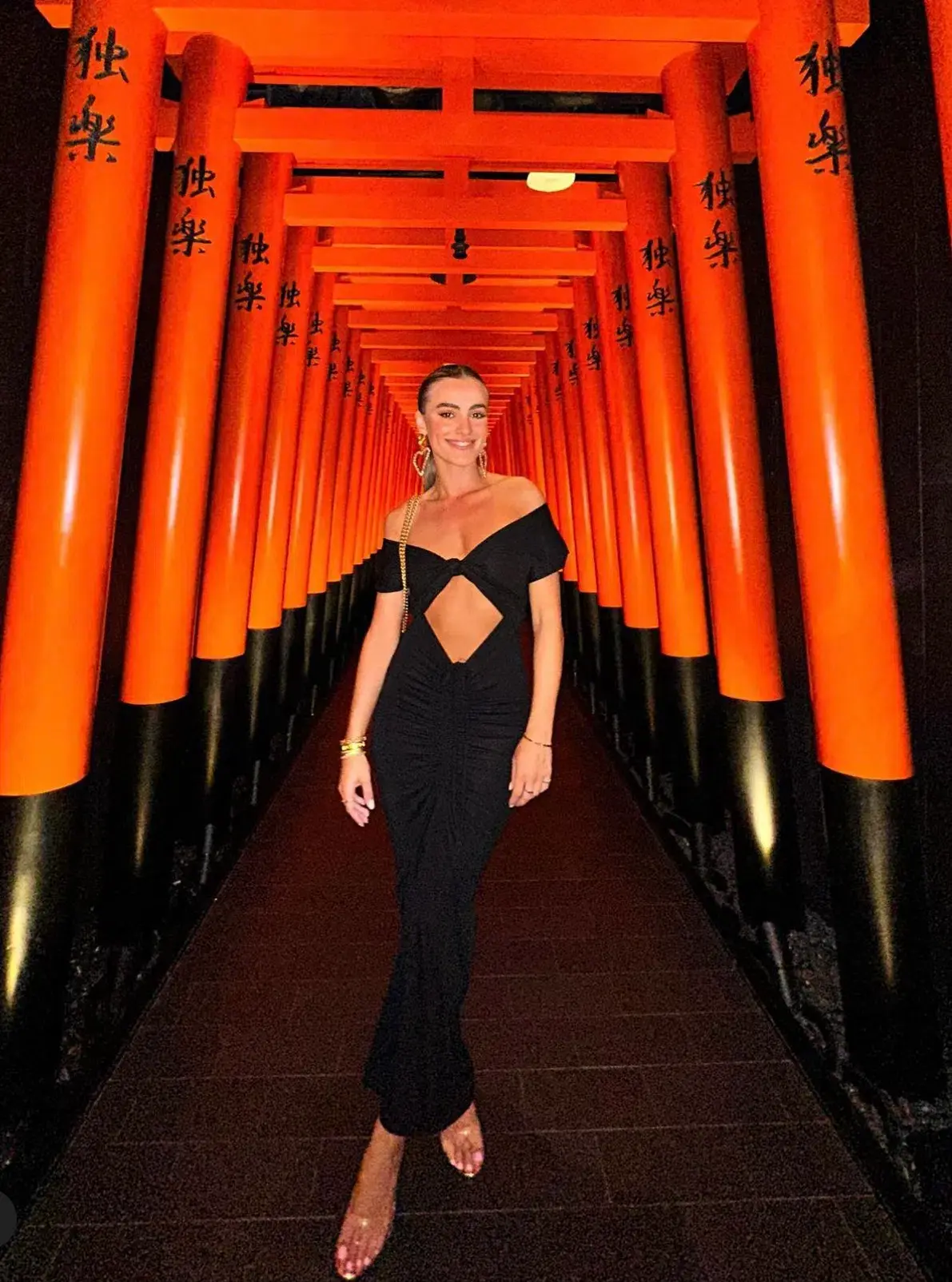 Pfeiffer Ramos Midi Dress Black Size 12 - Image 3