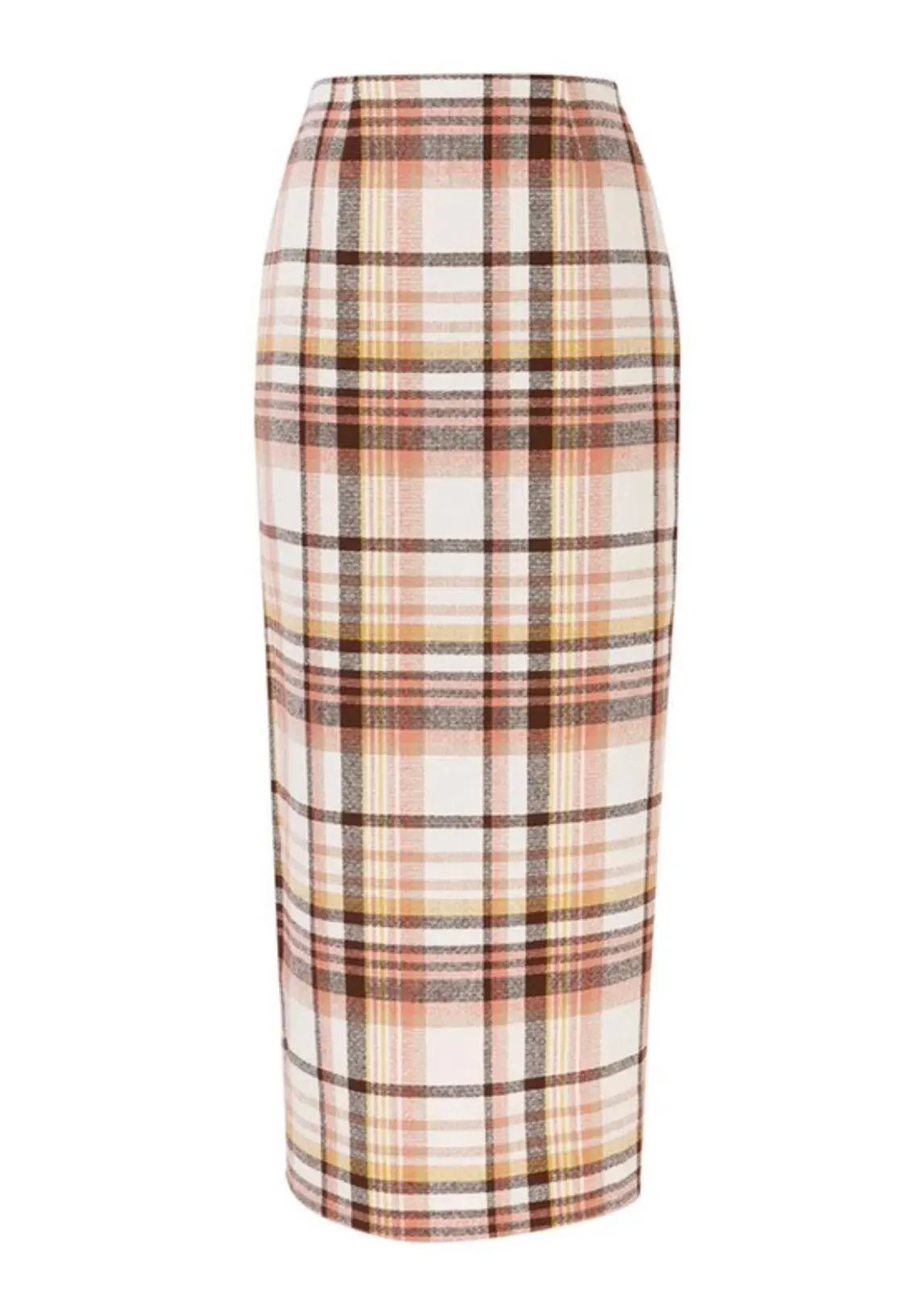 Zimmermann The Matchmaker Check Bow Bodice and Pencil Skirt in Cream Size 1/Au 10  - Image 3