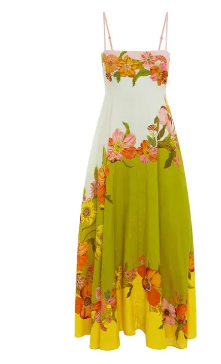 Alemais Silas Linen Sundress in Multi Size 10 - Image 4