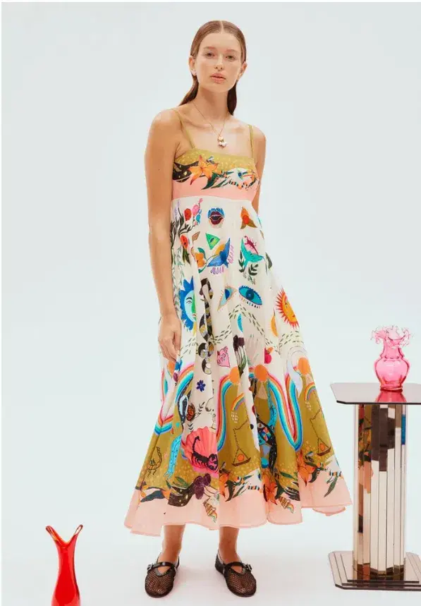 Meagan Linen Mini Dress - Image 2