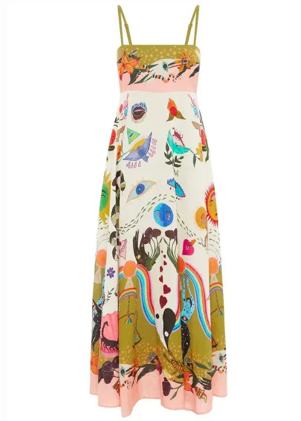 Meagan Linen Mini Dress - Image 1