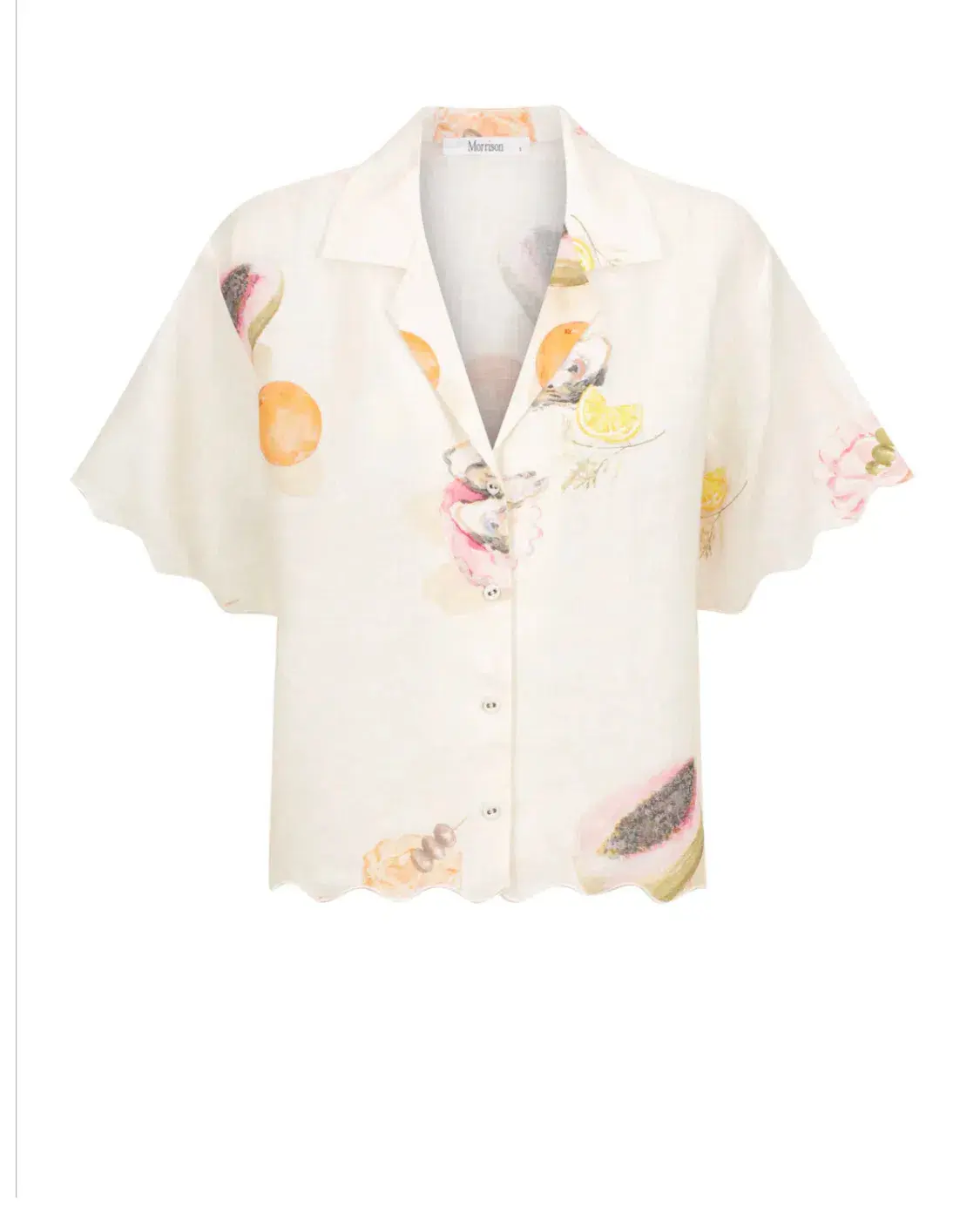 Morrison Aperitivo Linen Short Size 2/Au 10  and Shirt Size 1/Au 8  Set Print  - Image 3