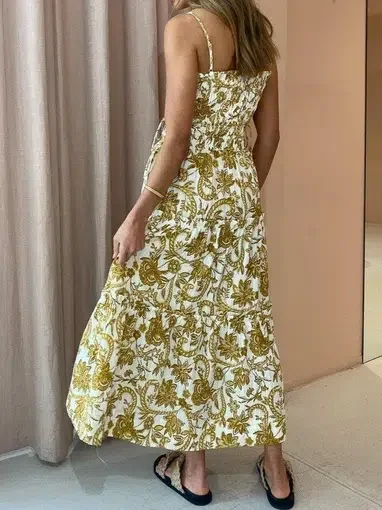 Shona joy saffron tiered mini dress Clearance