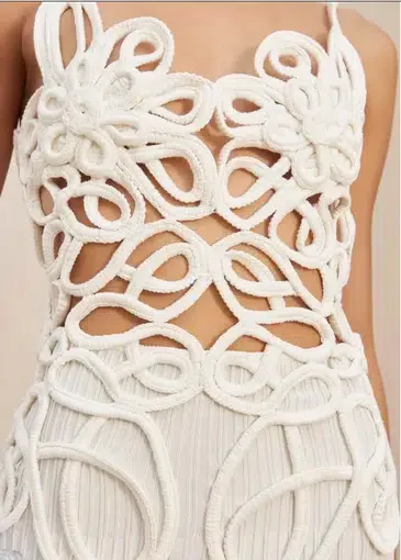 Cult Gaia Nalda Knit Dress White Size xs