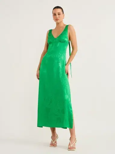 Roame Eiden Dress Emerald Marmo Size 1 / AU 8