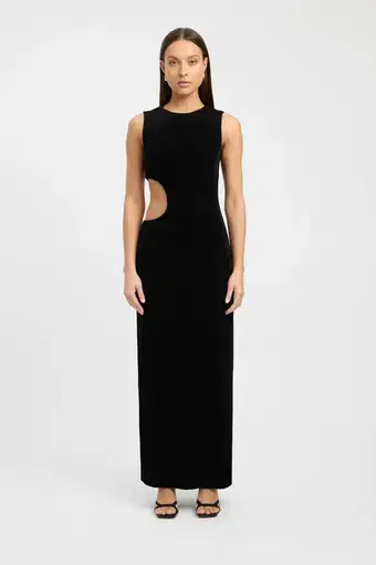 Kookai Margot Maxi Dress Black Size AU 8