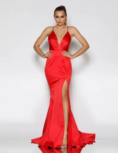 Jadore Charlotte Gown Red Size AU 4
