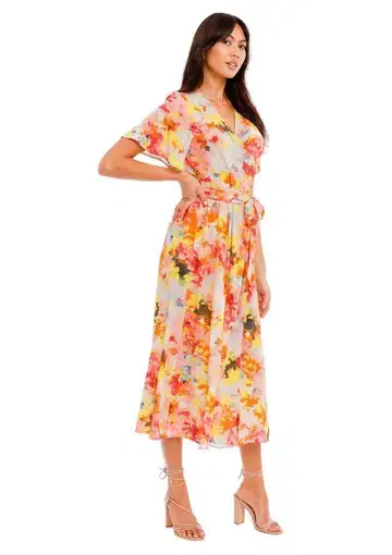 Kate Sylvester Meg Midi Dress in Sunshine Size 12