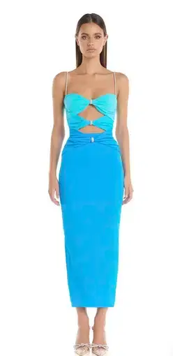 Eliya The Label Zora Dress Blue Size M / Size AU 10