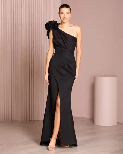 Azzurielle Aimi Gown Black Size AU 14