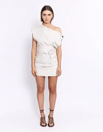 Pfeiffer Vito Mini Dress Natural Size XS / AU 6