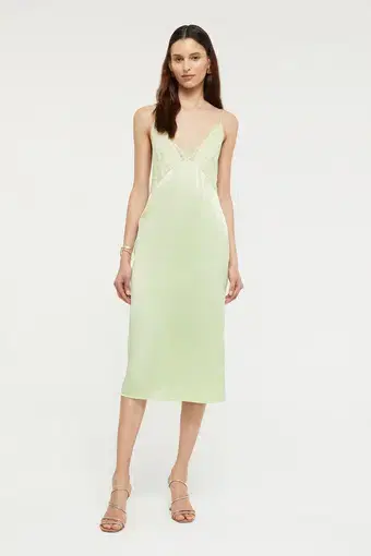 Ginia Desire Dress in Pure Lime Size 10