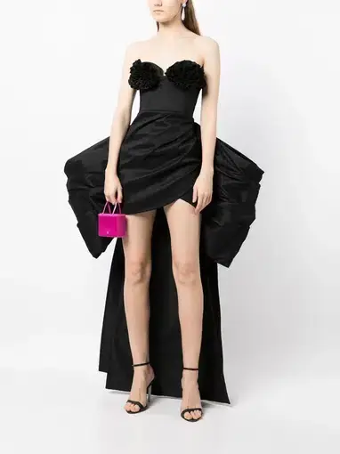Rachel Gilbert Romy Mini Dress in Black Size 0 / AU 6
