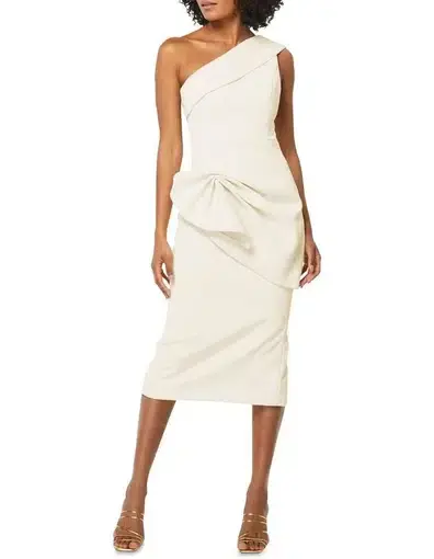 Mossman Thinking Out Loud Dress in Off White Size 10