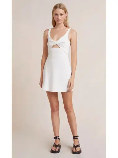 Bec & Bridge Phoebe Mini Dress White Size AU 6